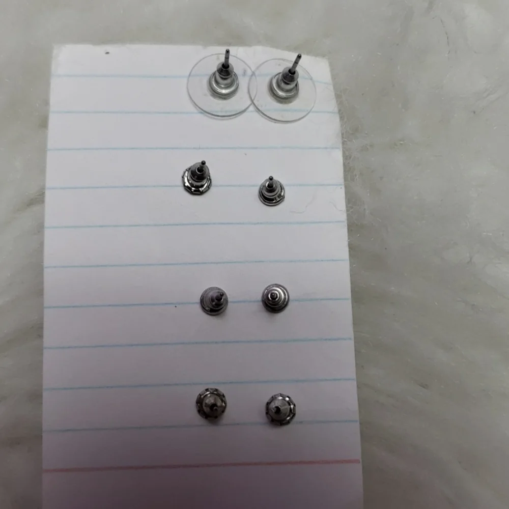 Fun mix of earrings for kids 4 pairs